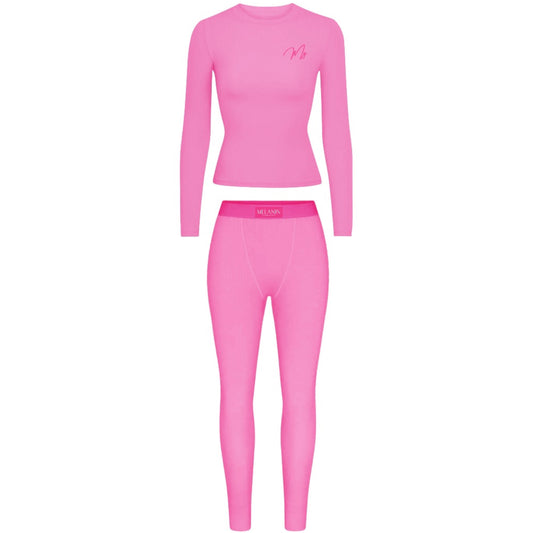 Bubble gum legging set