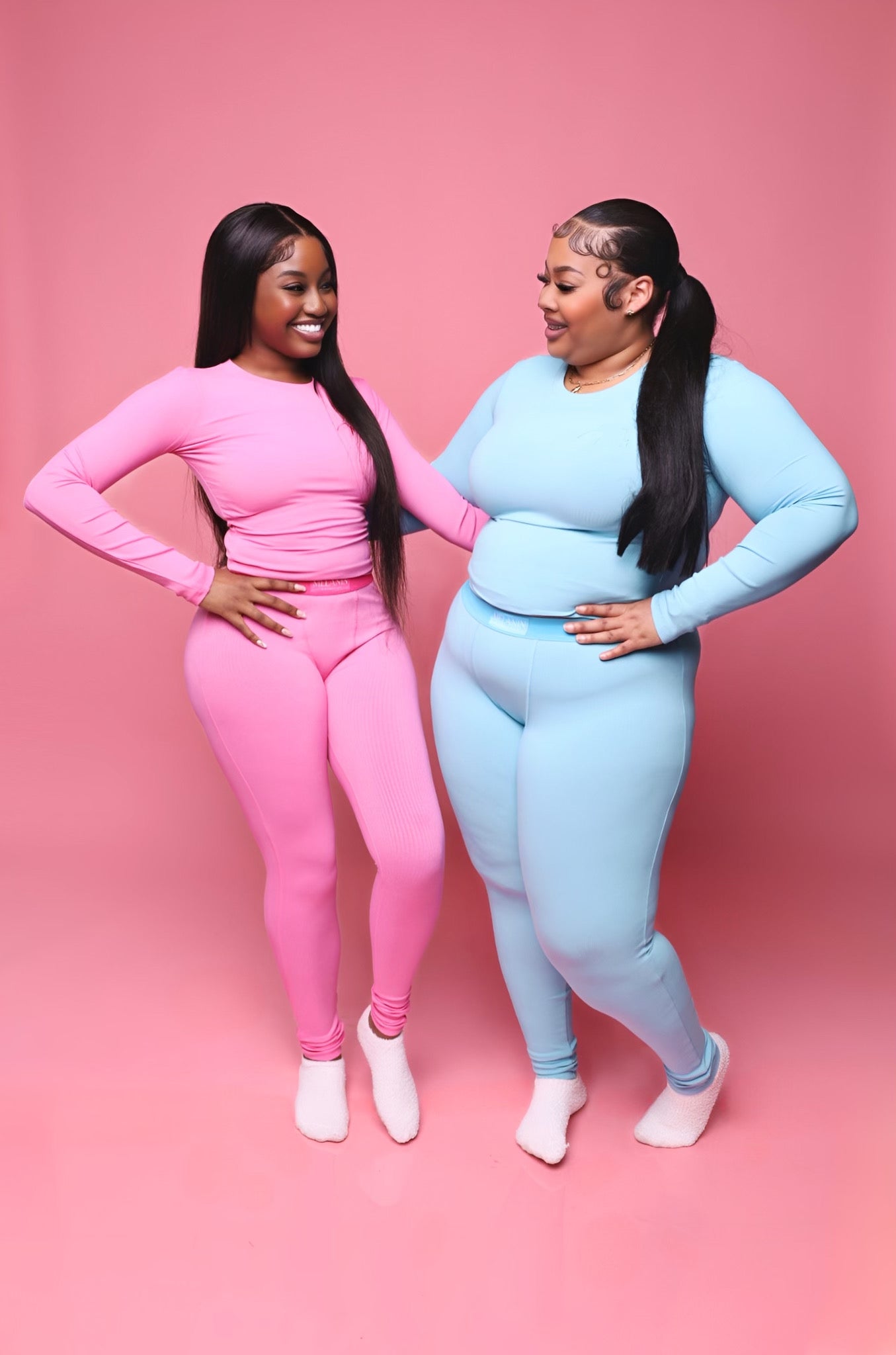 Baby blue long sleeve set