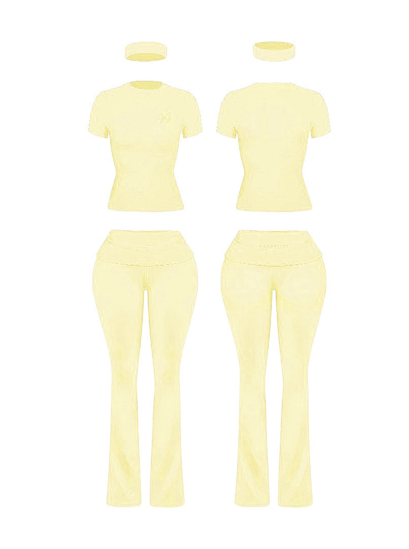 Melanin active wear 3 piece set