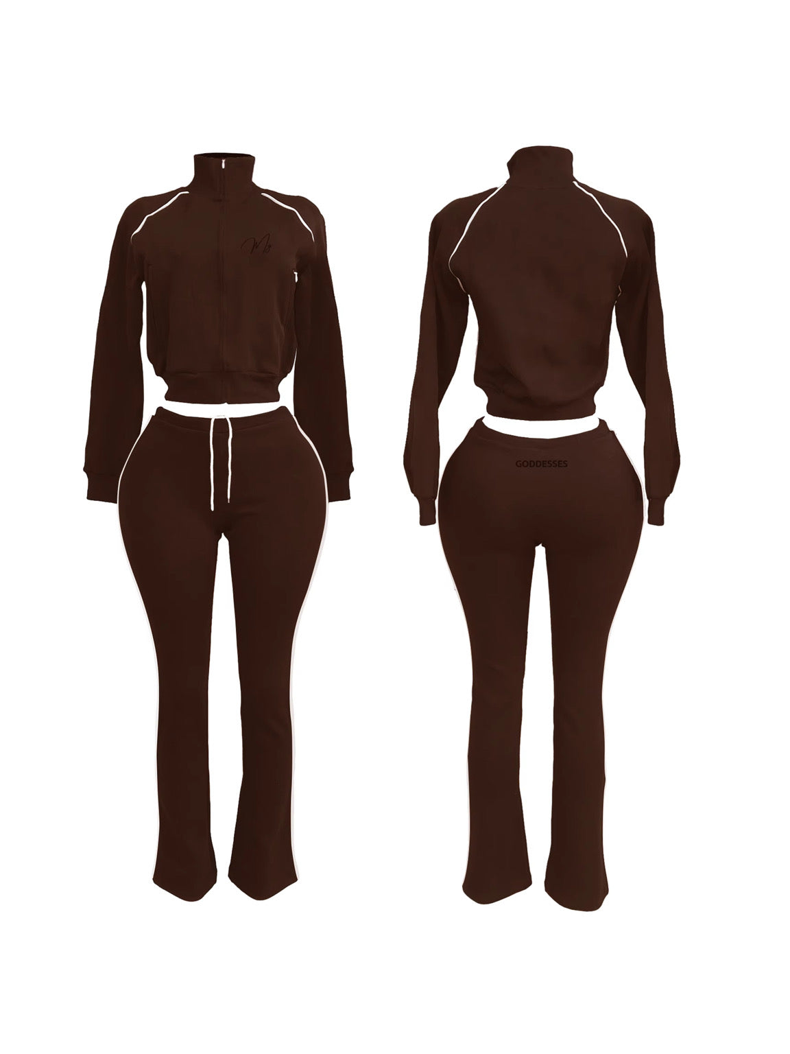 Cozy luxe jumpsuit brown