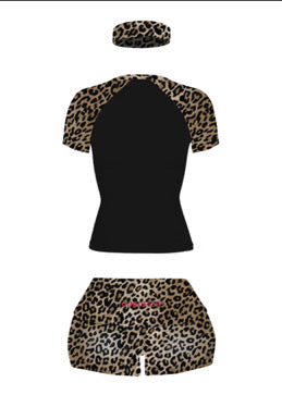 Leopard Luxe 3 piece Shorts Set