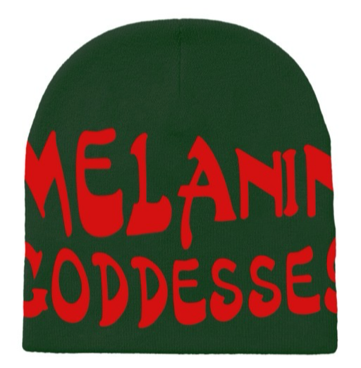 Signature melanin Christmas beanie