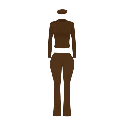 Melanin long sleeve flare set