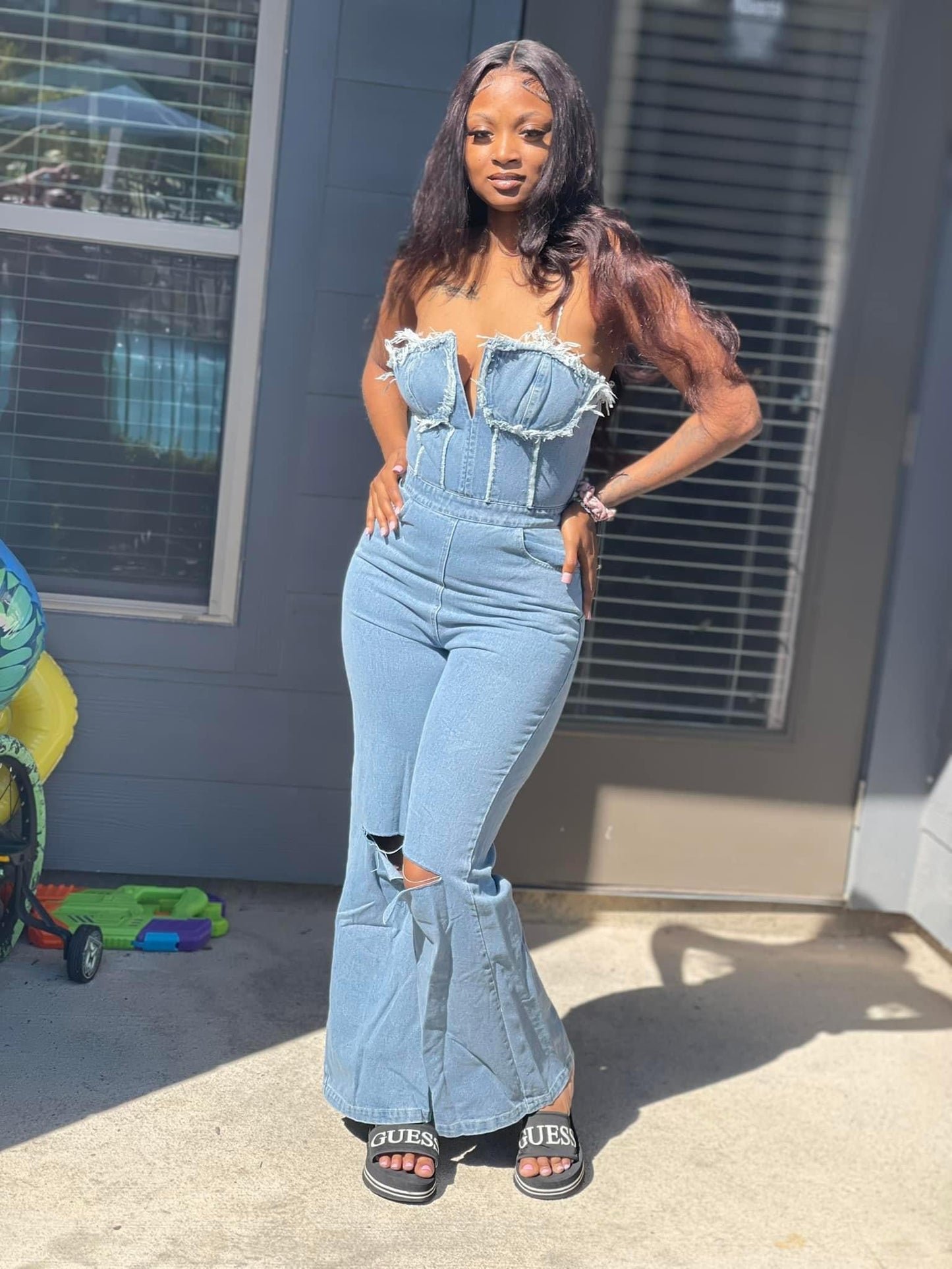 Denim Jean jumpsuit